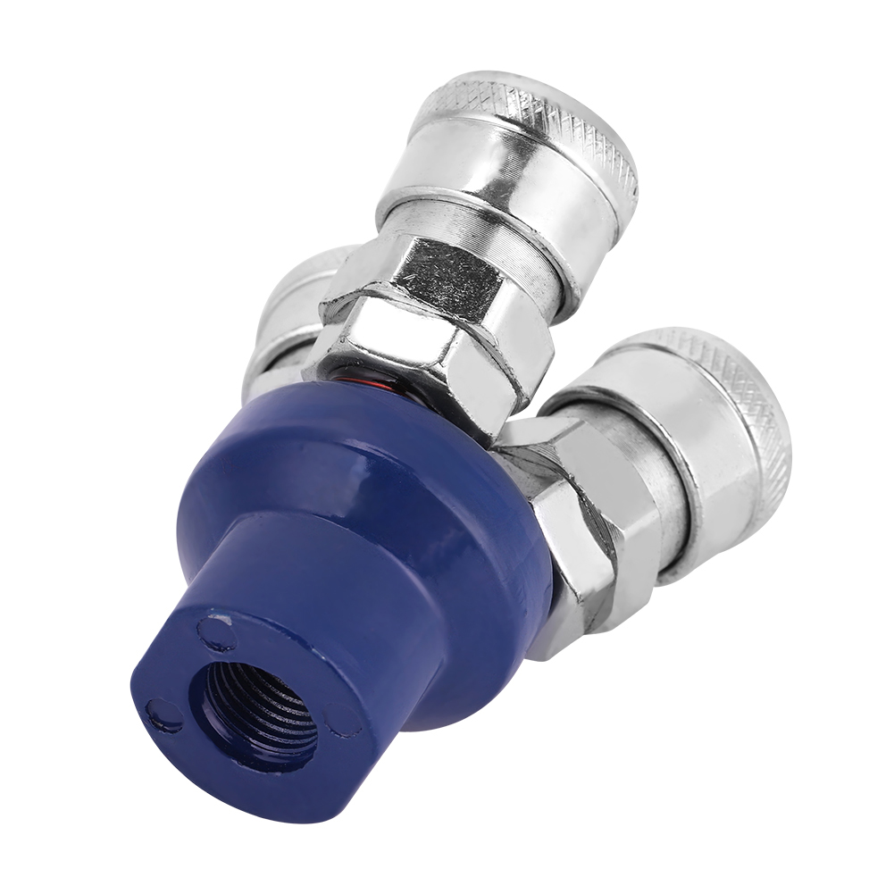 12-mm-druckluftschlauch, Pneumatischer 3-wege-anschluss, Schnellkupplungen 1/4" Bspt