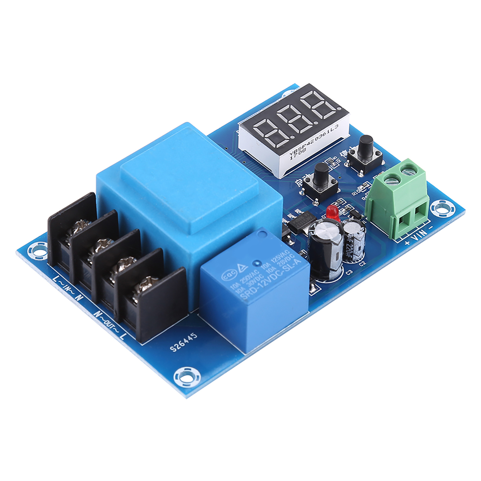 220v Blei-säure-lithium-batterie-ladereglermodul Mit Schalter Und Schutzplatine
