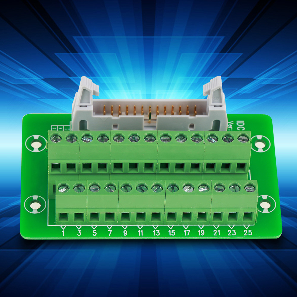 Idc26p Din-schienenmontage 26-poliges 5-mm-montageschnittstellenmodul-anschlussplatine