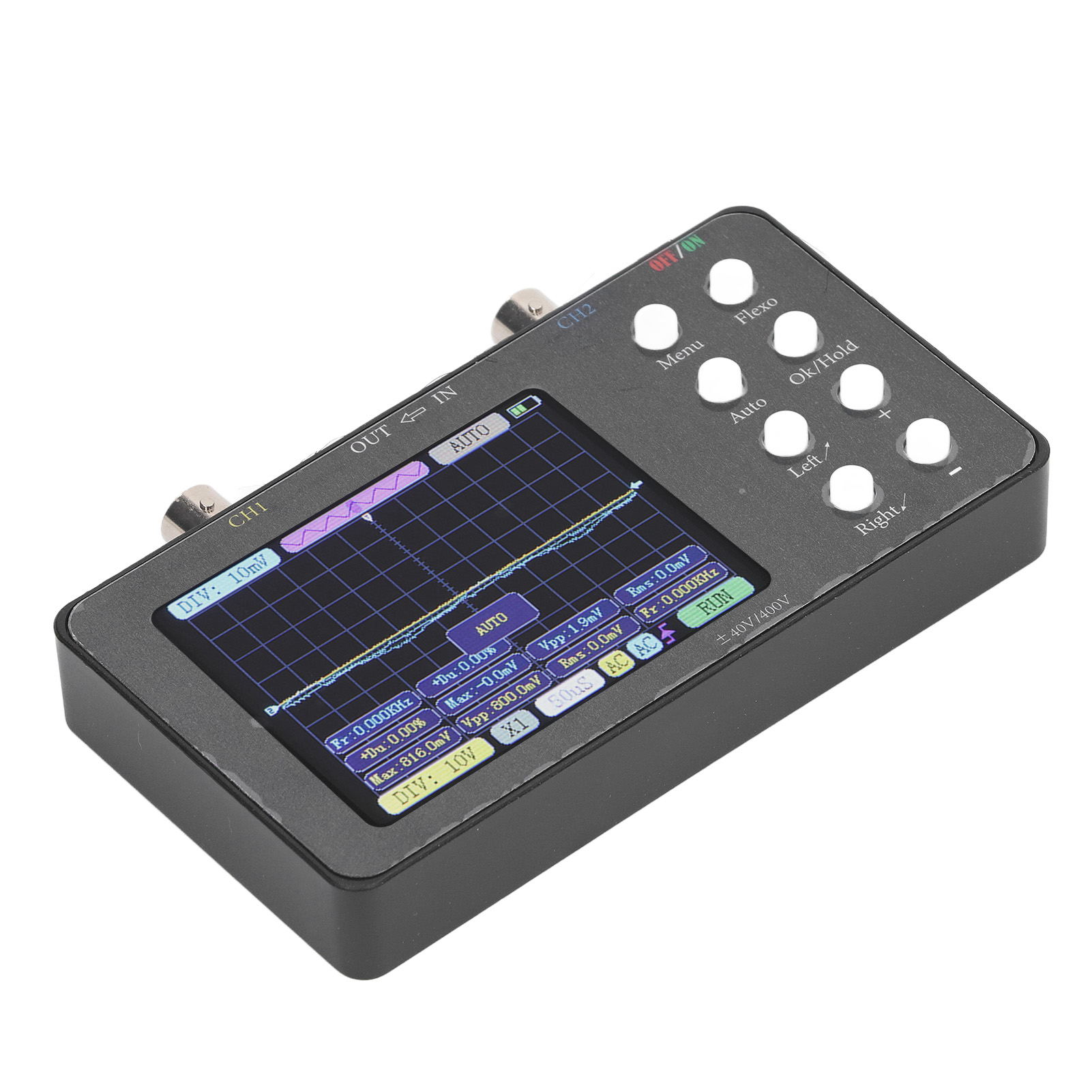Digitales Oszilloskop, 2-kanal-signalgenerator, 2 Mhz Bandbreite, 50 Mhz Abtastrate, 3,2-zoll-lcd-display Mit Hintergrundbeleuchtung