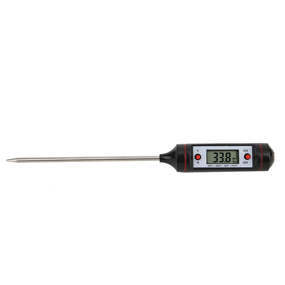 Wt-1 Digitalthermometer Mit Sonde – Elektronisches Temperaturmessgerät Für Küche, Grill, Lebensmittel Und Fleisch
