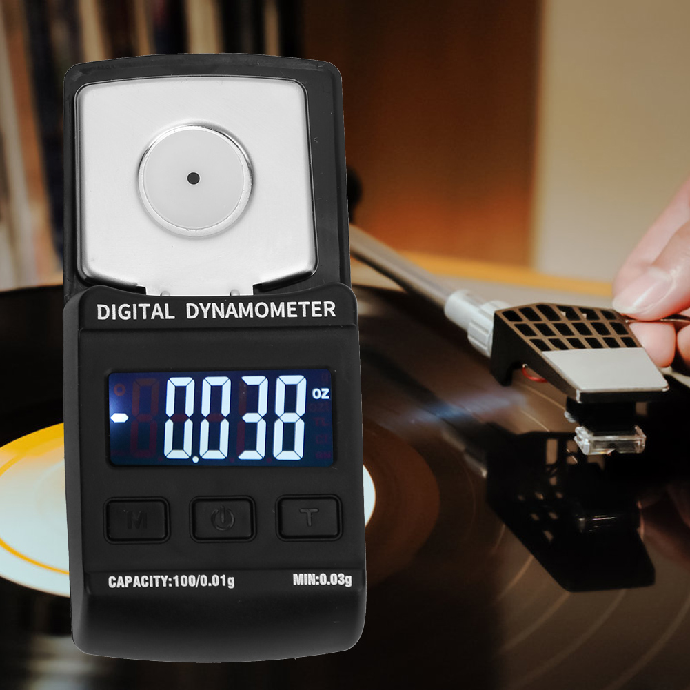 Digitales Lcd-display Am Plattenteller Und 100 G/0,01 G Nadeldruckmesser