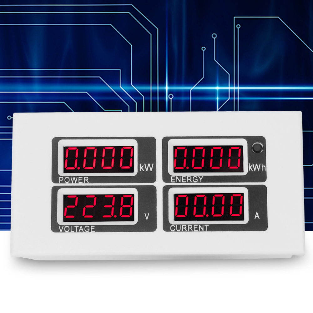 Multifunktionales Wechselstrom-led-messgerät Für Strom, Spannung, Leistung Und Energie (pzem0-004 (testspulentransformator-usb-adapter))