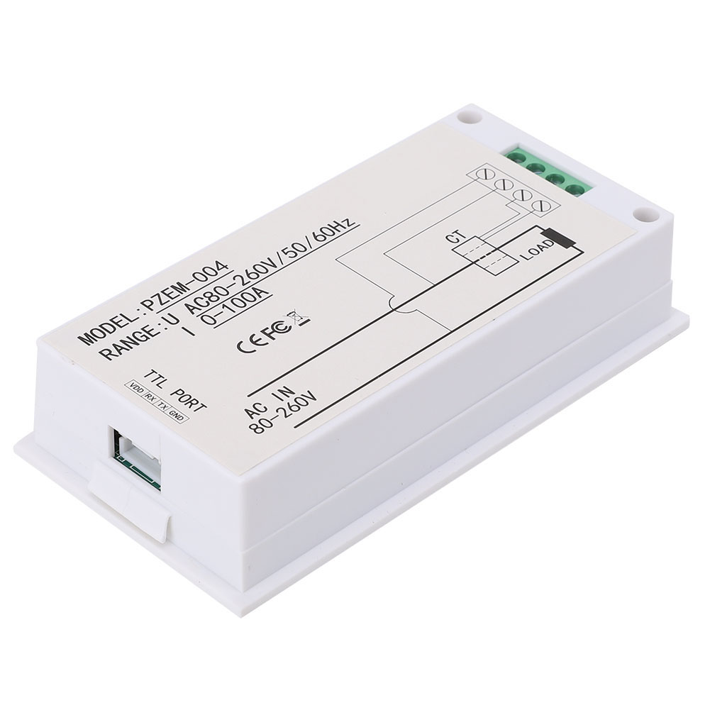 Multifunktionales Led-digitalanzeige-spannungs-, Strom-, Leistungs- Und Energiemessgerät (pzem-004 (tester, Split-core, Transformator, Usb-adapter))