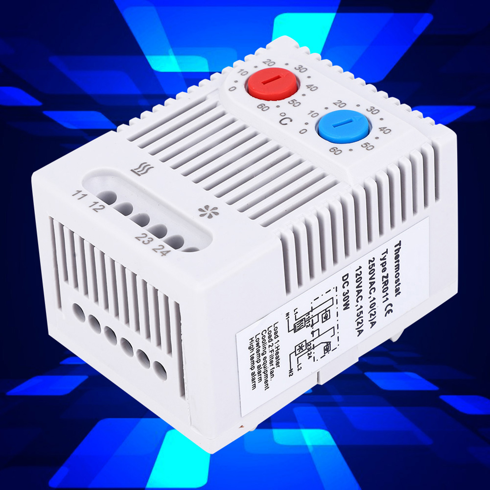 Temperaturreglerschalter Öffnen/schließen Einstellbarer Mechanischer Thermostat 0-60℃ Zr011zr011