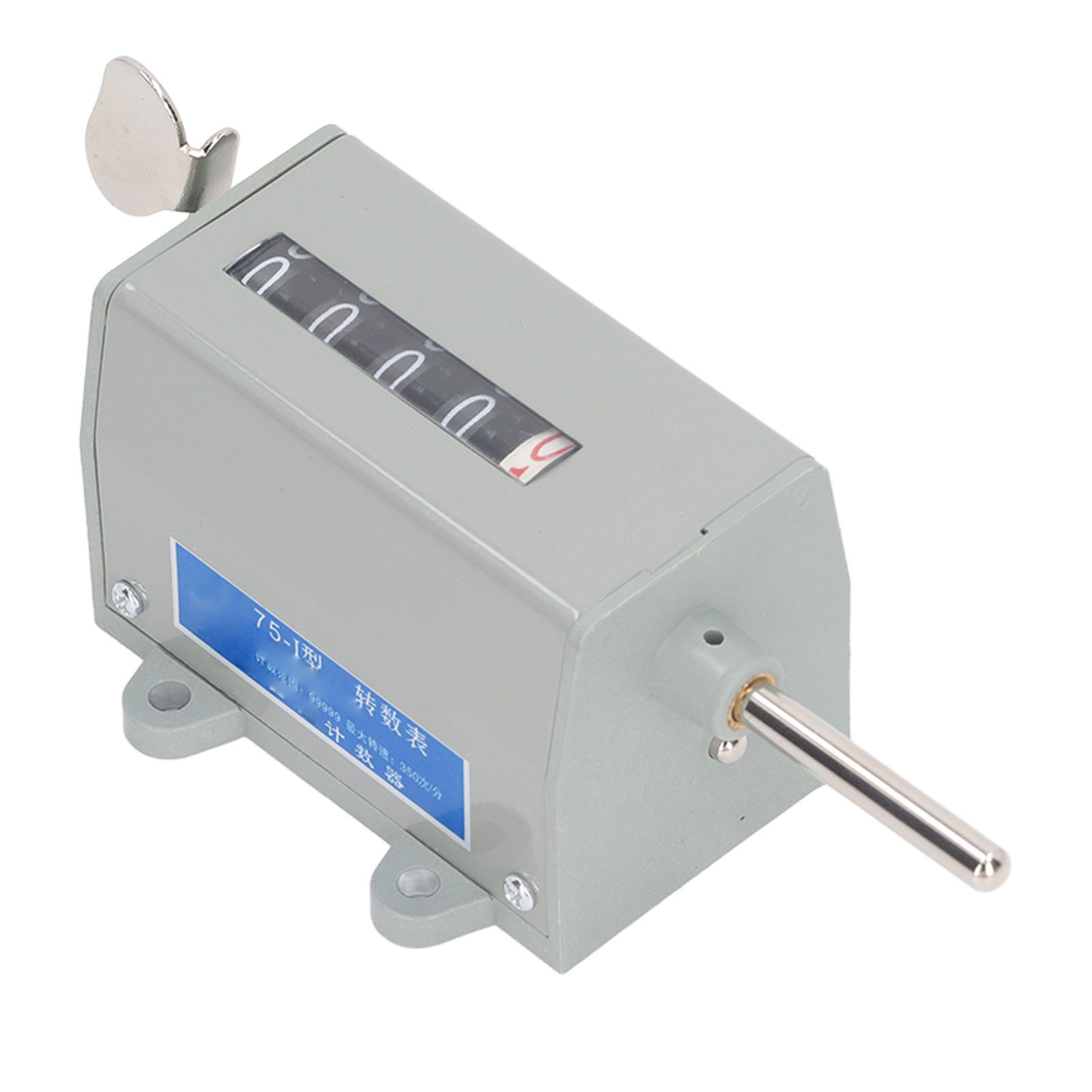 5-stelliger Drehzahlzähler, 350 U/min, Manuell Rückstellbarer Mechanischer Zähler Für Maschinen Und Textilien, 220 V
