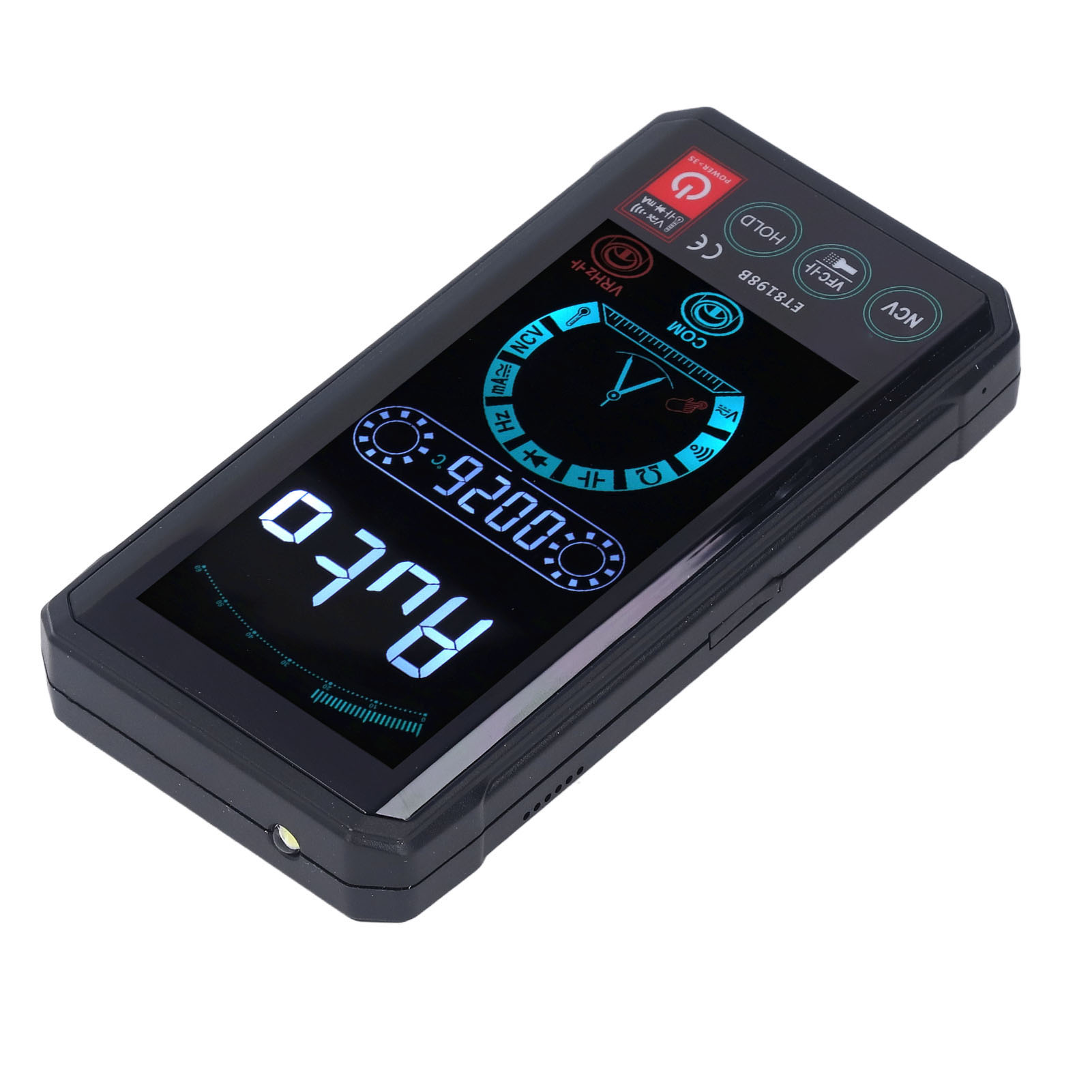 Digitales Multimeter Mit Touchscreen, Gleich- Und Wechselspannungsmesser, Widerstands- Und Kapazitätsmesser