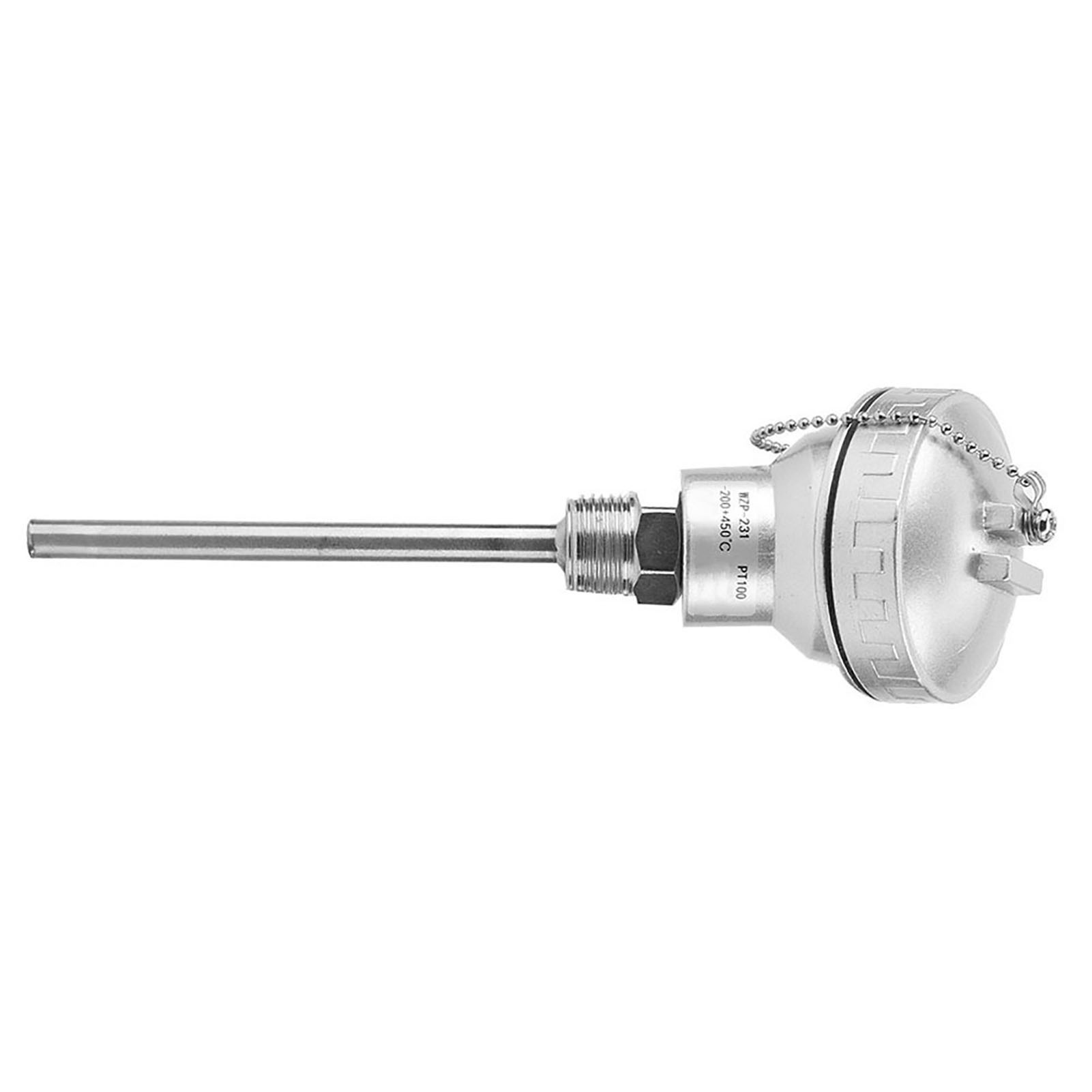 Rtd Pt100 Temperatursensor Mit 1/2" Npt Gewinde Und Thermoelementanschlusskopf (pt 100 Mm)