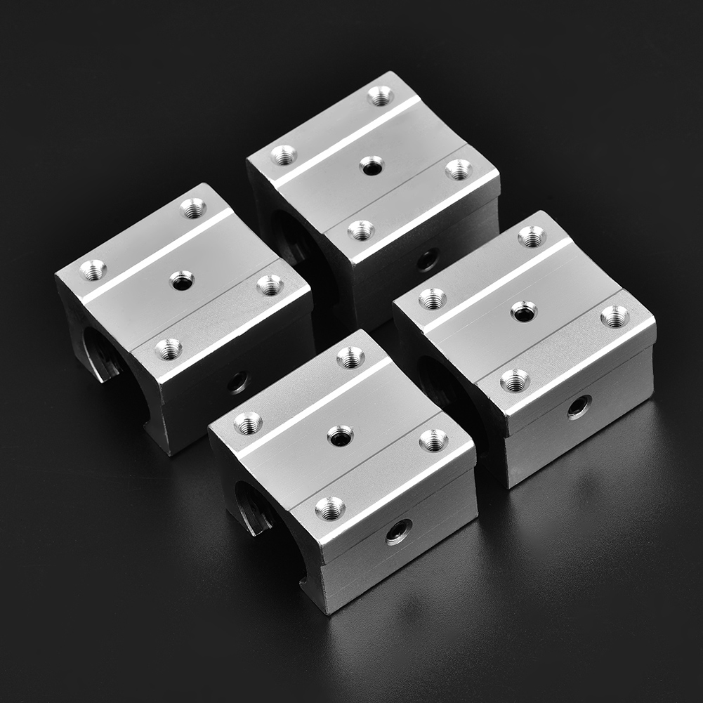 4 Stück Sbr16uu 16 Mm Aluminium-linearführungen Mit Offener Gleitführung Für Cnc-maschinen