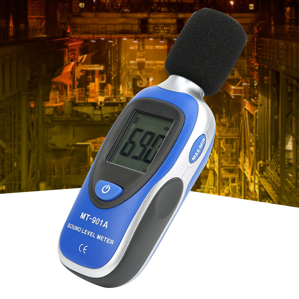 Mt-901a Tragbares Digitales Lcd-schallpegelmessgerät, Geräuschdetektor, Tester, Datenmessung In Dezibel (30-130 Db)