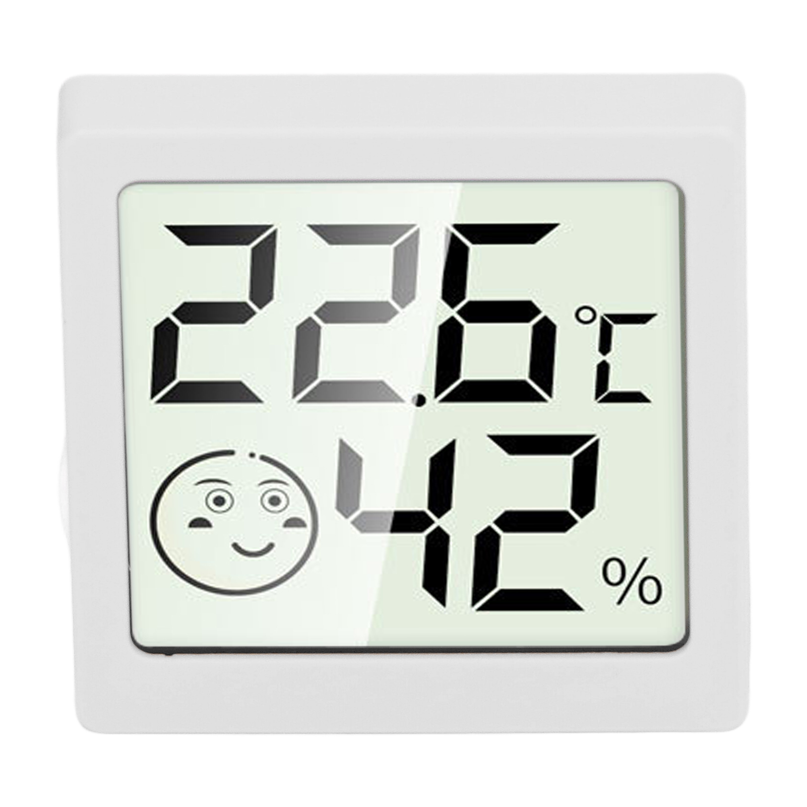 Raumthermometer Und Hygrometer Für Den Haushalt, Hochpräzises Digitales Mini-thermometer/hygrometer, Weiß