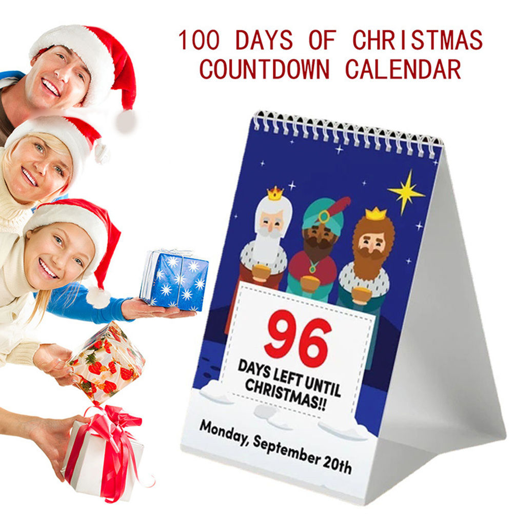 Weihnachtskalender 2022 (100 Tage) – Tischkalender Mit Adventskalender