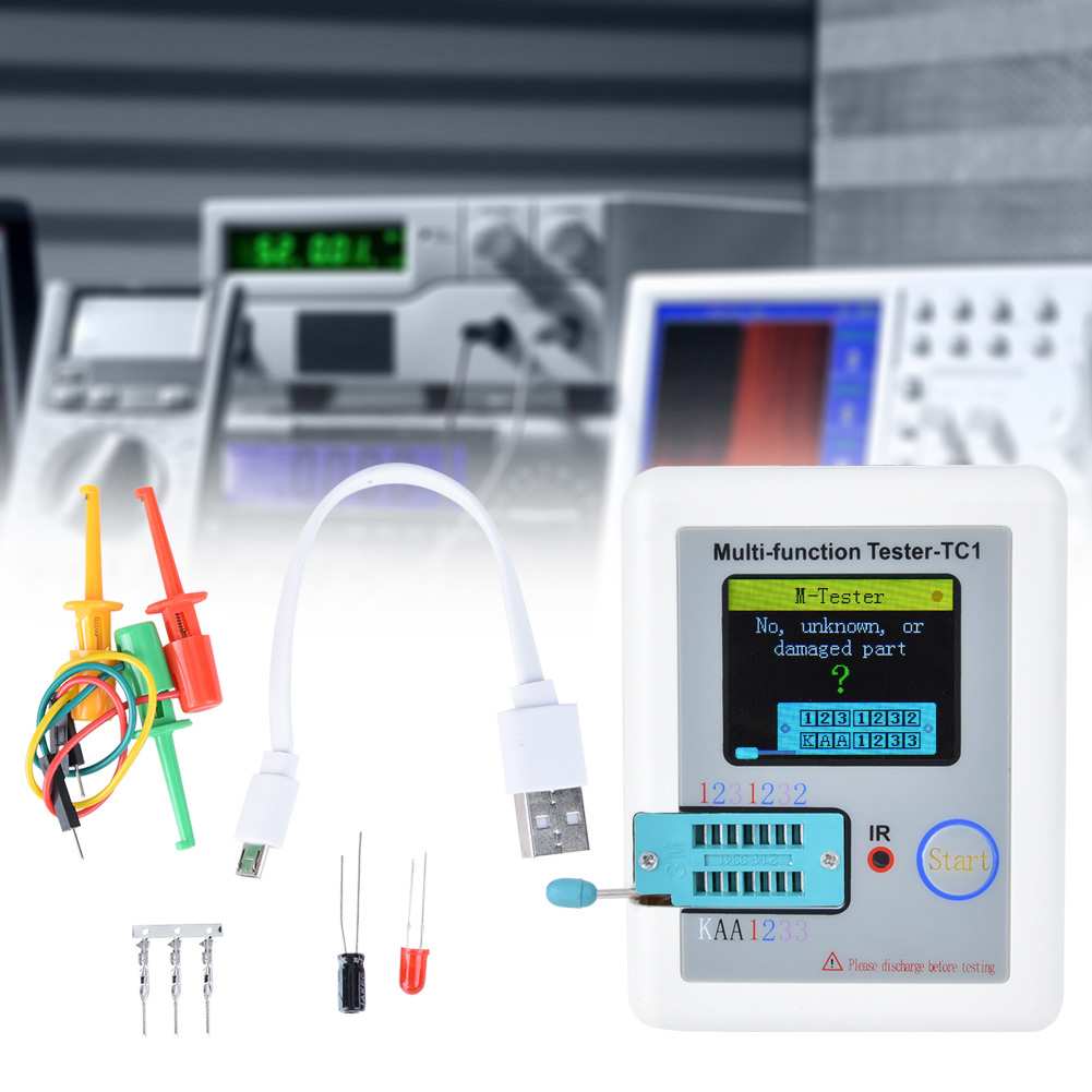 Tragbarer Multifunktions-vollfarbgrafik-tester Für Dioden, Trioden, Kondensatoren Und Transistoren