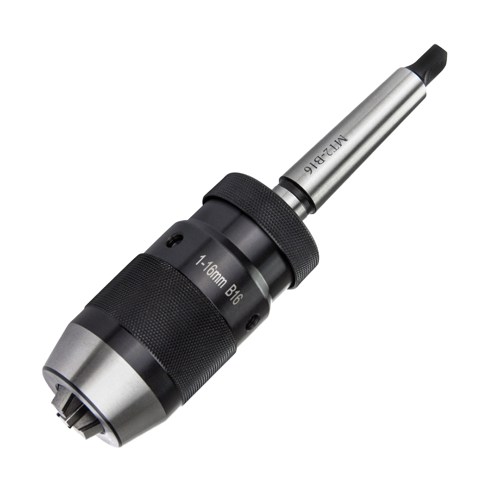 B16 1-16 Mm Stahl-schnellwechselfutter + Mt2-b16 Spindel Für Dreh- Und Bohrmaschine Mk2