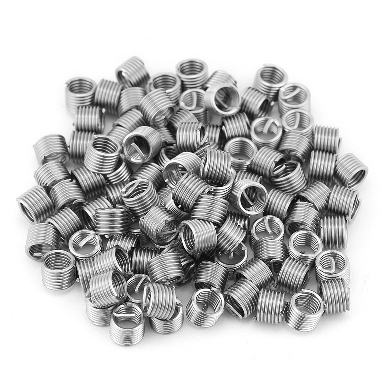 100-teiliges Sortiment An Gewindereparaturbändern Aus Edelstahl 304, M6x1,0x1,5d