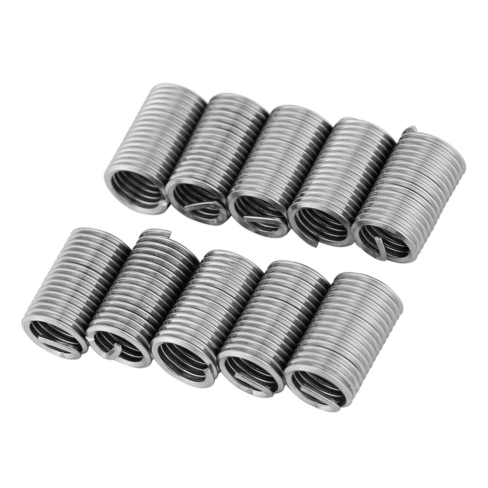 10-teiliges Gewindereparaturset Mit Gewindeeinsätzen Aus Edelstahl (304), Gewindegröße M8x1,25x3d