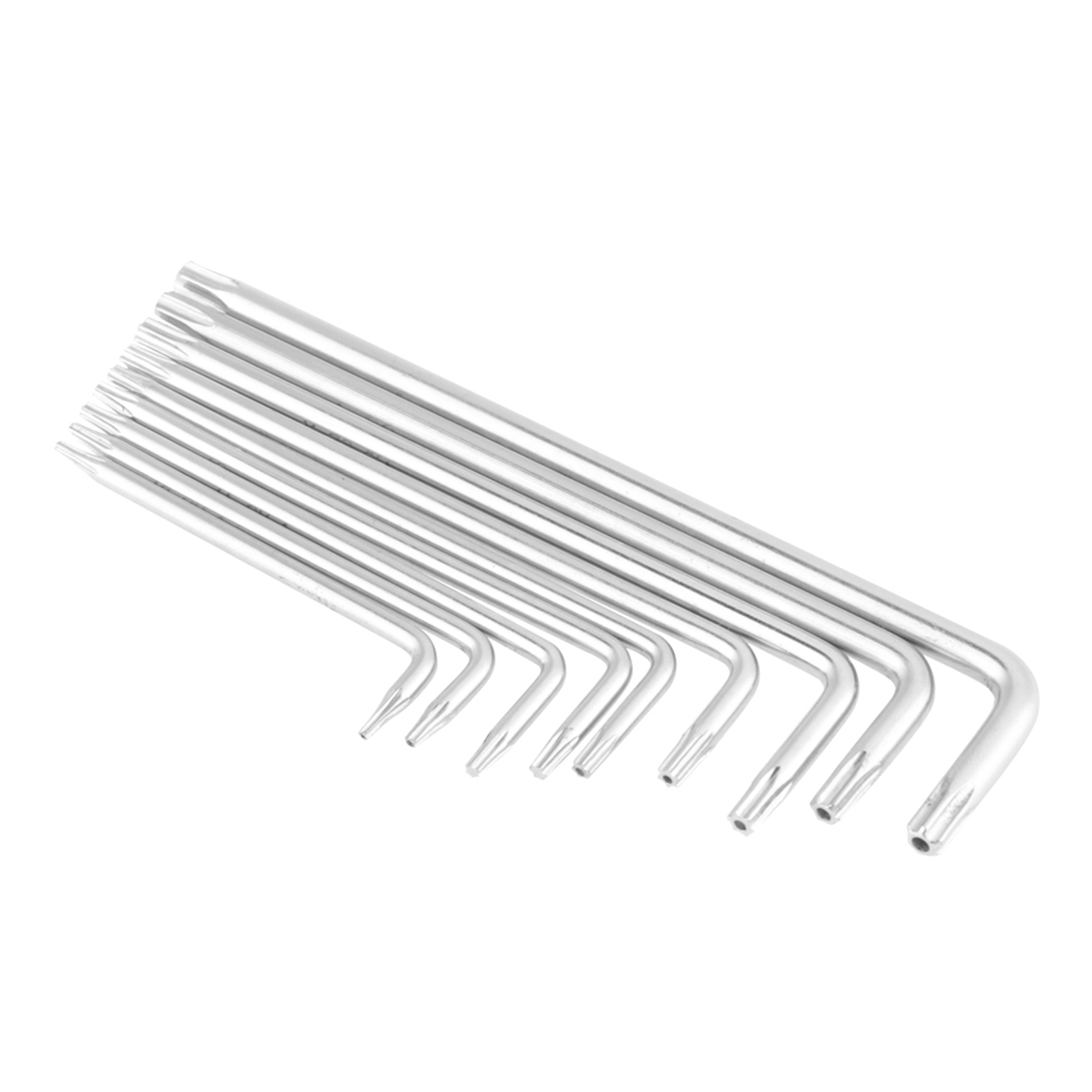 9-teiliges Set Kleiner Sicherheitsstern-sechskant-universal-l-förmiger Schraubenschlüssel, Handwerkzeuge