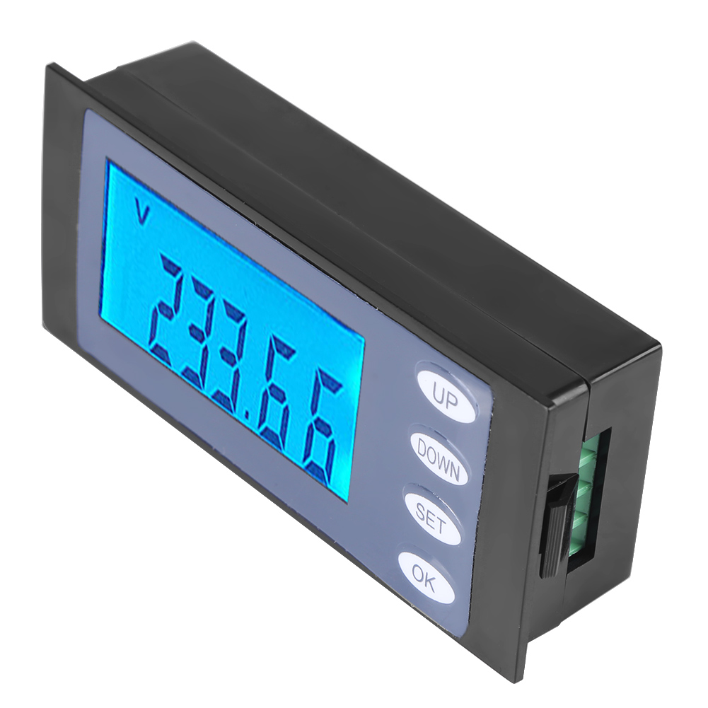 Peacefair Digitales Wechselstrommessgerät 80-260v 100a Strom-, Spannungs-, Leistungs-, Kwh- Und Zeitmessgerät (panelmeter, Voltmeter, Stromwandler)