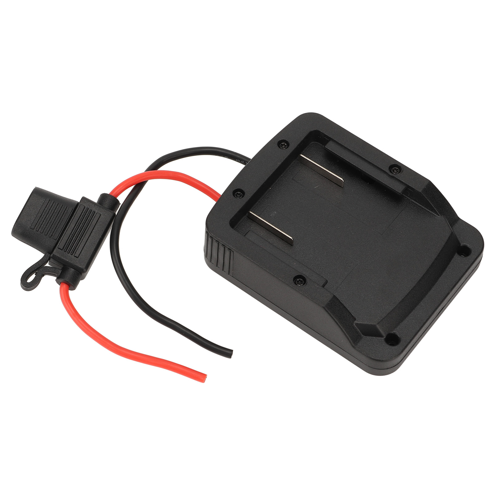 18-v-lithium-akkuadapter Mit Integriertem Abs-kunststoffstecker Und Sicherungshalter Für 12-v-elektrowerkzeuge
