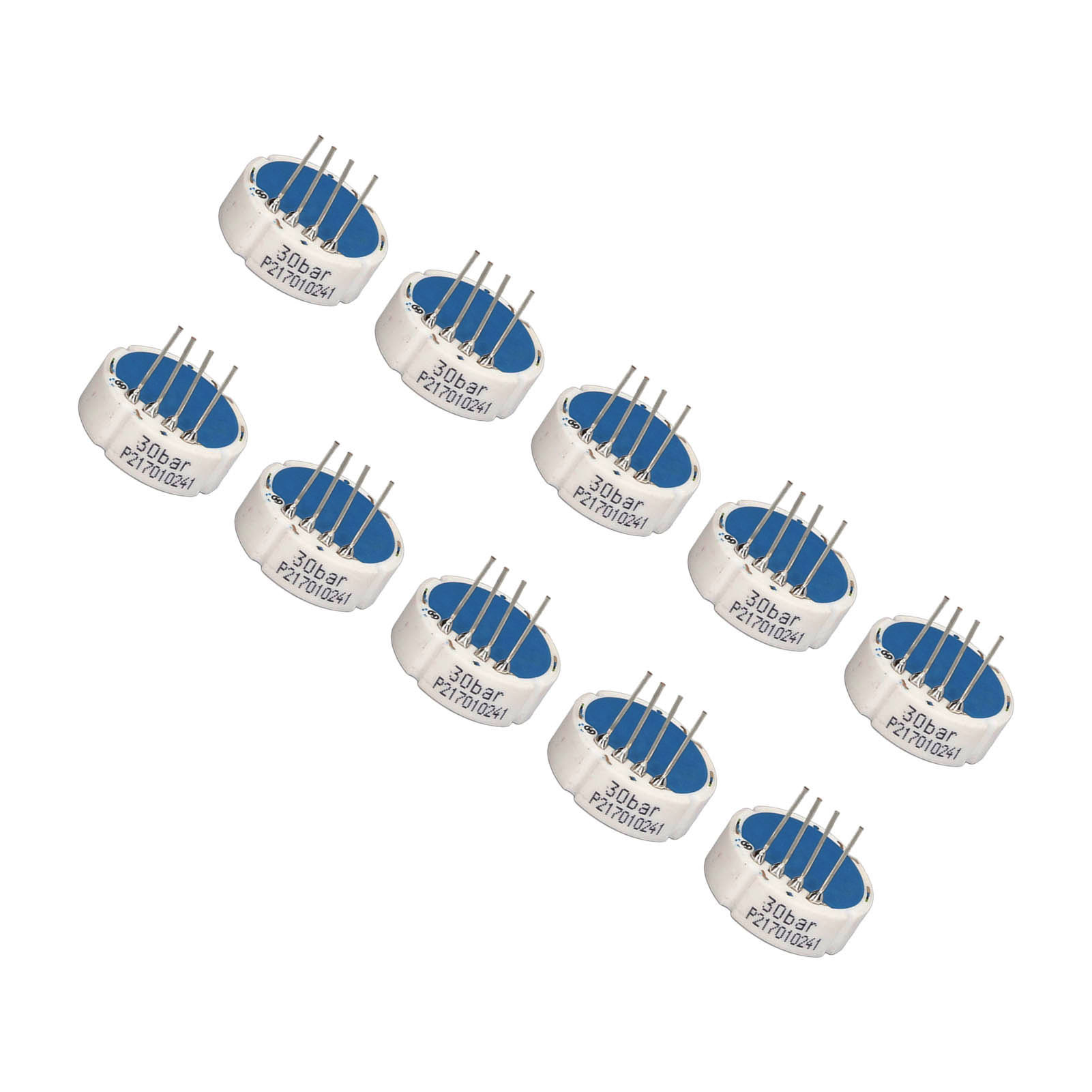 10-teiliges Set Mit Kapazitiven Flüssigkeitsstandsensoren Und Keramiksockel (0–30 Bar)