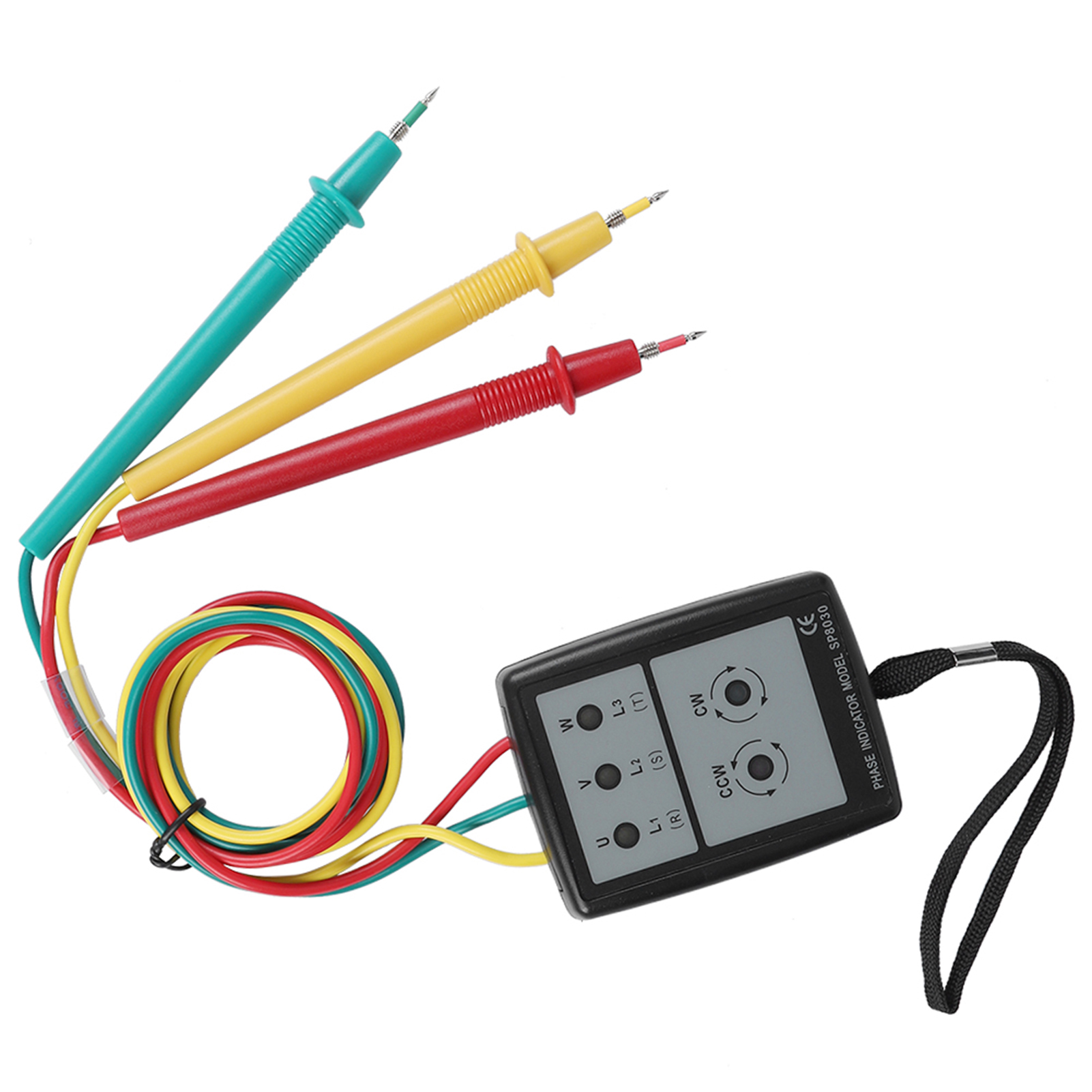 Sp8030 Digitaler Phasenfolgeanzeiger Mit Led-summer, Phasenfolgemesser, 60–600 V Ac
