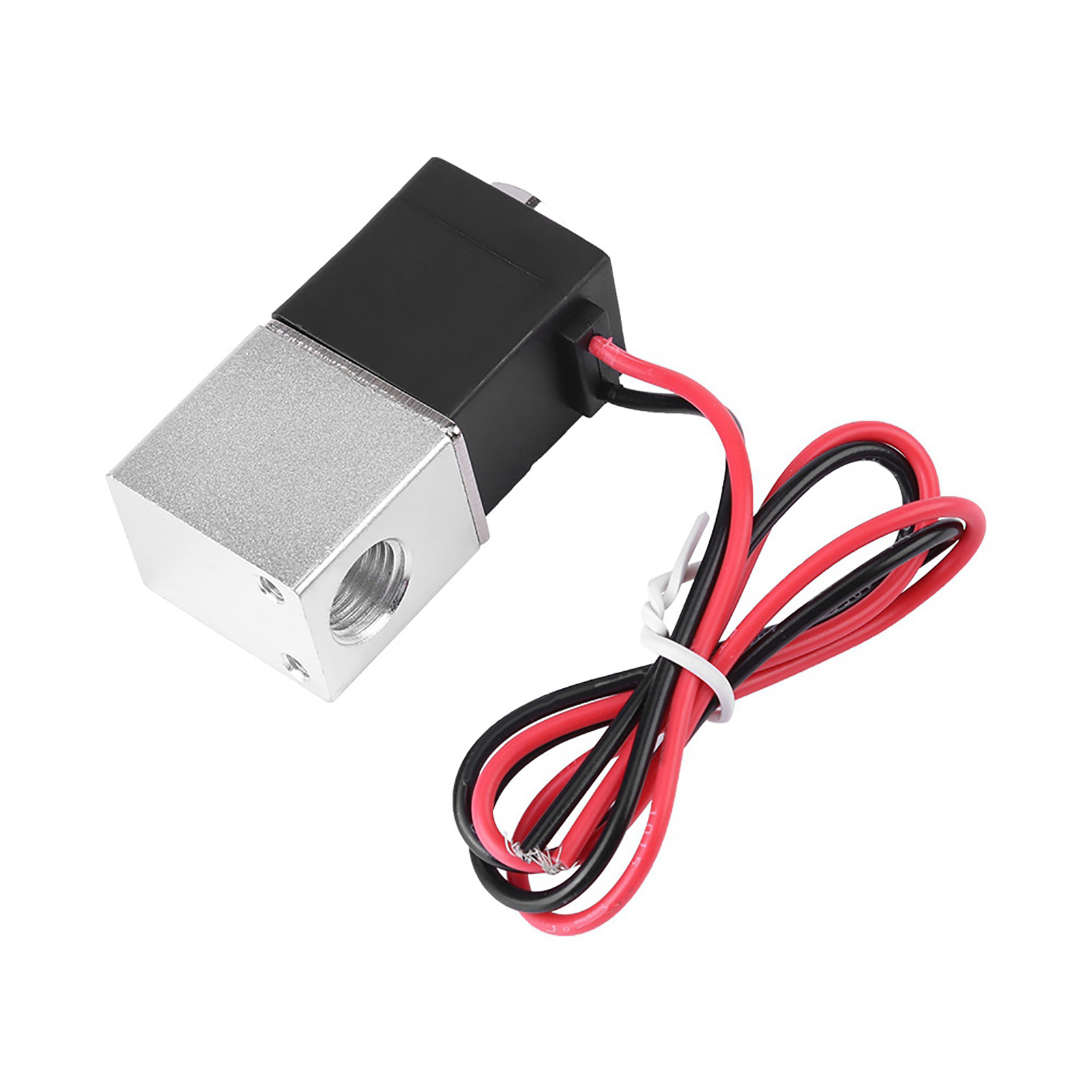 12 V Dc 1/4" 2-wege-magnetventil Aus Aluminium, Normalerweise Geschlossen