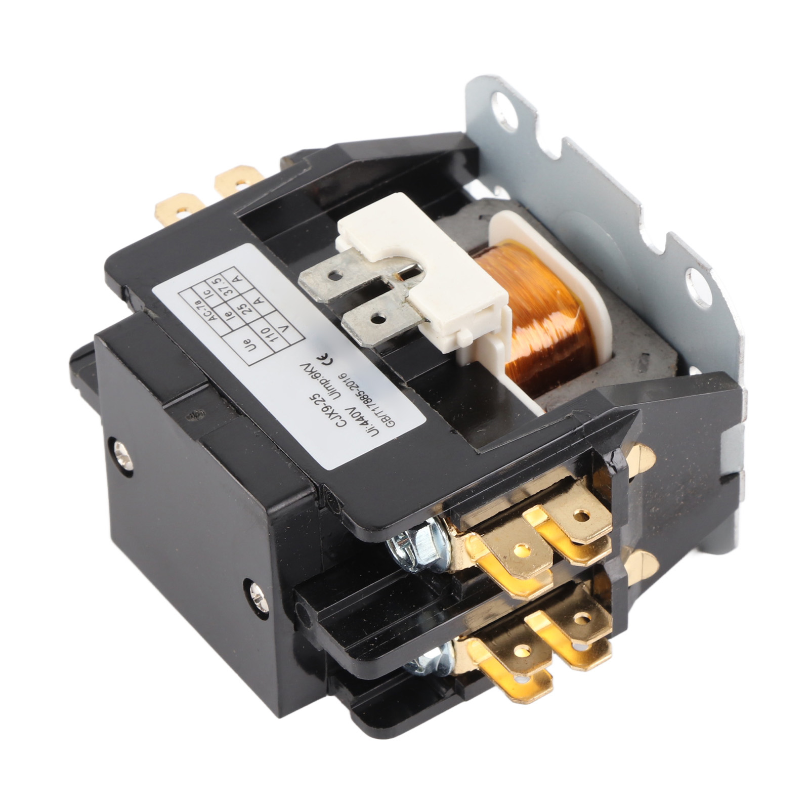 Wechselstromschütz Cjx9 25 2p, Silberlegierungskontakt, Flammhemmend Beschichtetes Pp-gehäuse, 25 A, Klimaanlagen-wechselstromschütz, 110 V