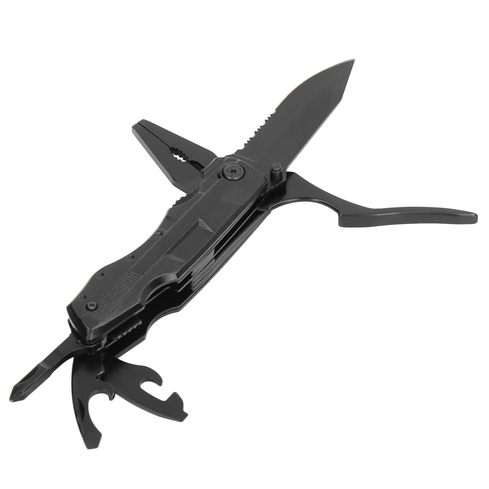 Tragbares Multifunktionsmesser Mit Scharfer Klinge, Multifunktionale Klappzange Aus Edelstahl Für Outdoor-camping