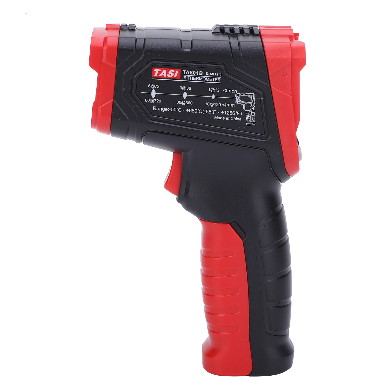 Infrarot-thermometer, Berührungsloses Digitales Temperaturmessgerät Mit Einem Messbereich Von 50 °c - 680 °c (58 °f - 1056 °f), Hd-lcd-farbdisplay, Intelligente Schlaf-, Ton- Und Lichtalarmfunktion, E