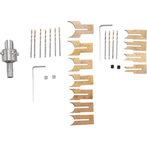 24 Holzperlen Mit Drehbohrwerkzeugen Für Den Modellbau (6–25 Mm)
