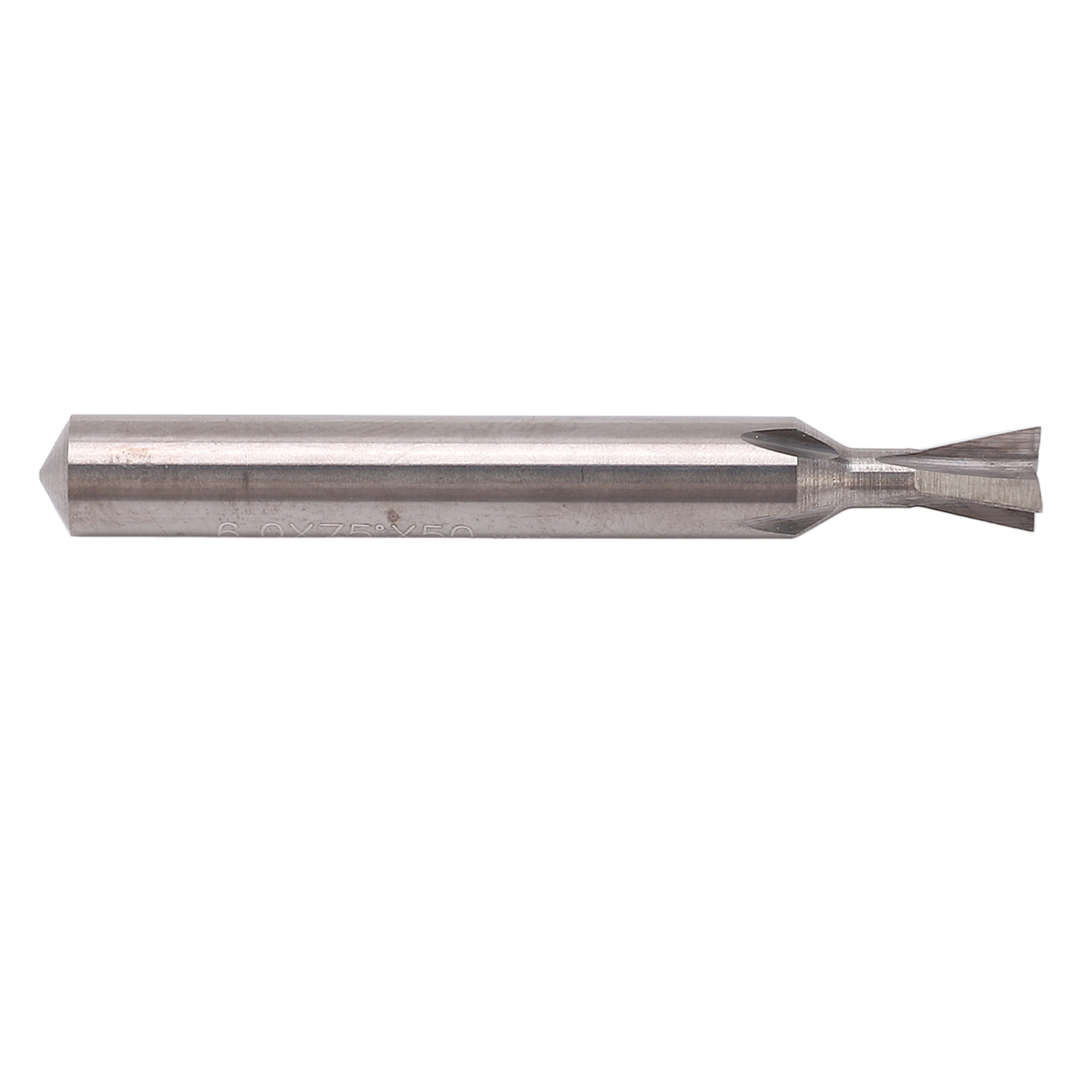 6 Mm Hartmetall-schwalbenschwanzfräser, 4 Schneiden, 50 Mm Länge, 75° Schnittwinkel, Universelles Fräswerkzeug Für Holz.