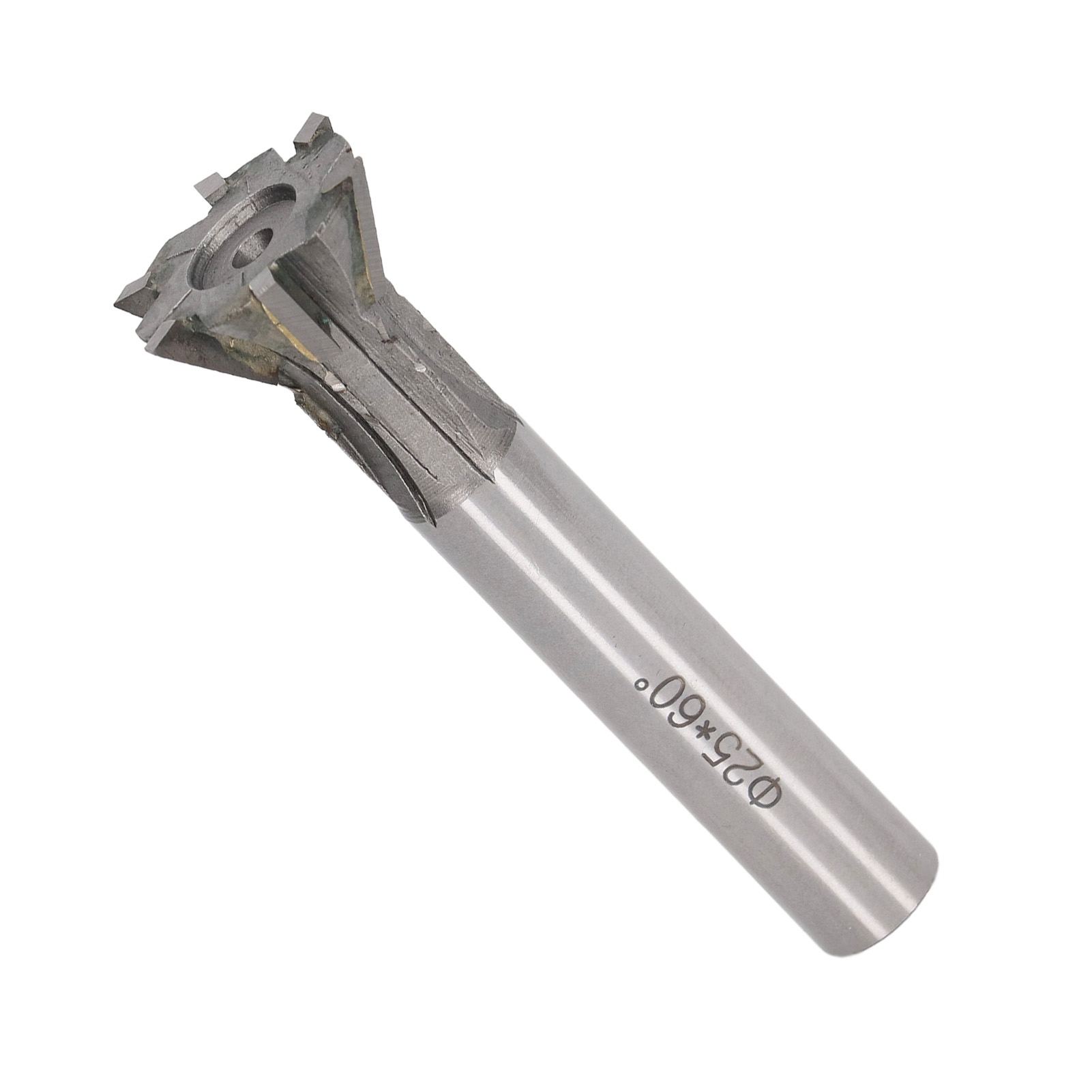 Vollhartmetall-schaftfräser Mit Geradem Schaft Ø25mm, 6 Zähne, Schwalbenschwanzform, Zum Drehen Und Fräsen, Hochleistungswerkzeug Aus Hartmetall.