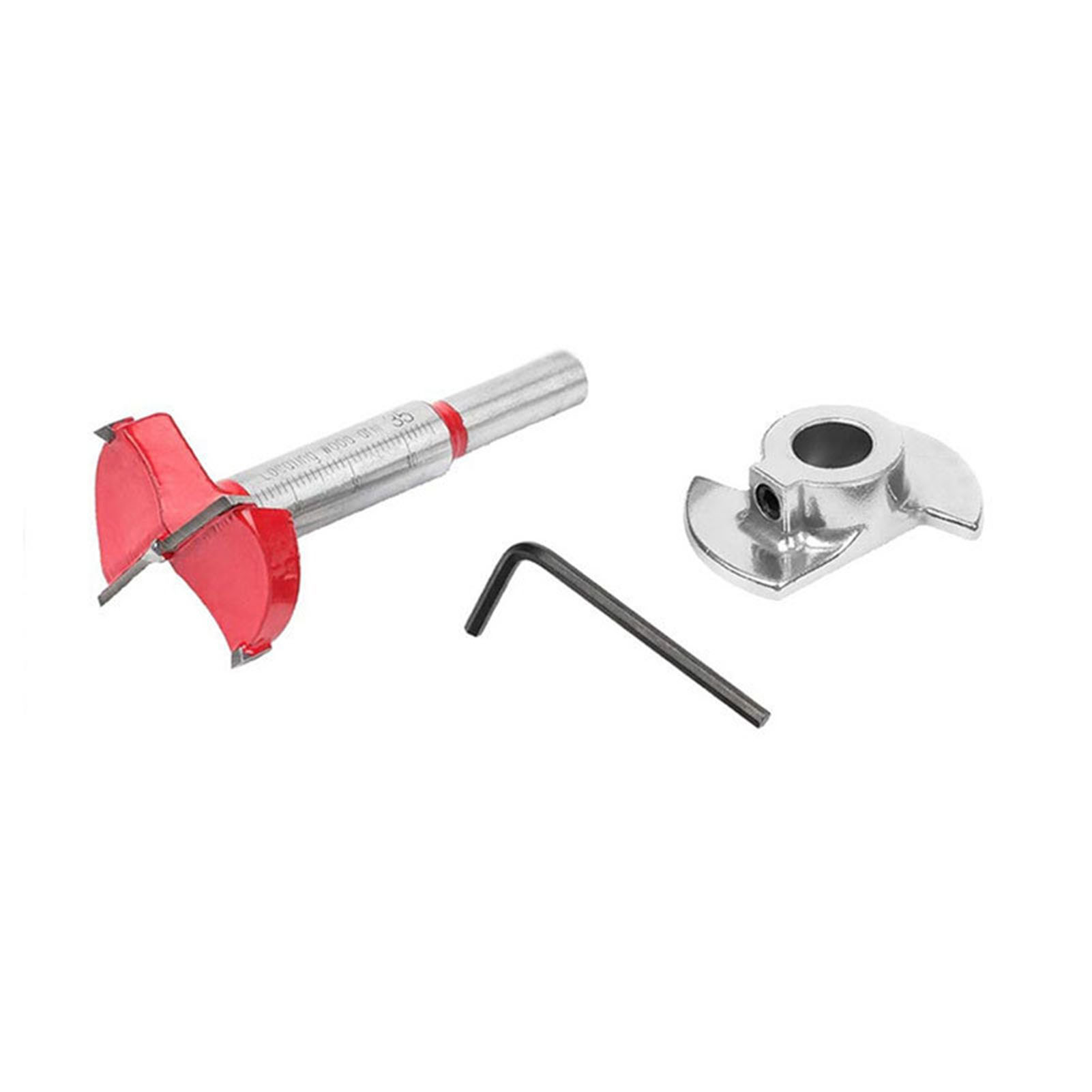 35-mm-holzbohrer Mit Verstellbarer Bohrschablone Aus Aluminiumlegierung, Präziser Scharnierpositionierer, Professionelles Holzbearbeitungswerkzeug