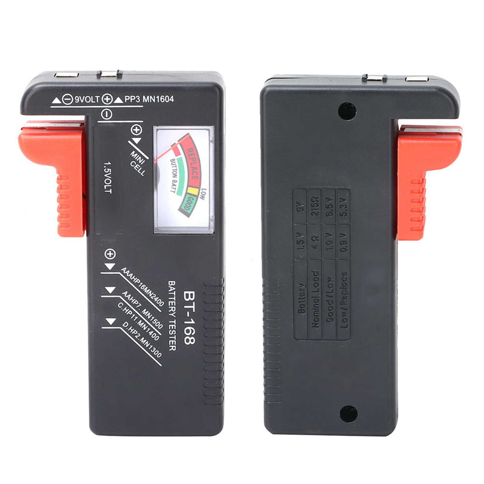 Bt-168 Digitaler Batteriekapazitäts- Und Spannungstester Für 1,5-v-, Aa-, Aaa- Und 9-v-batterien
