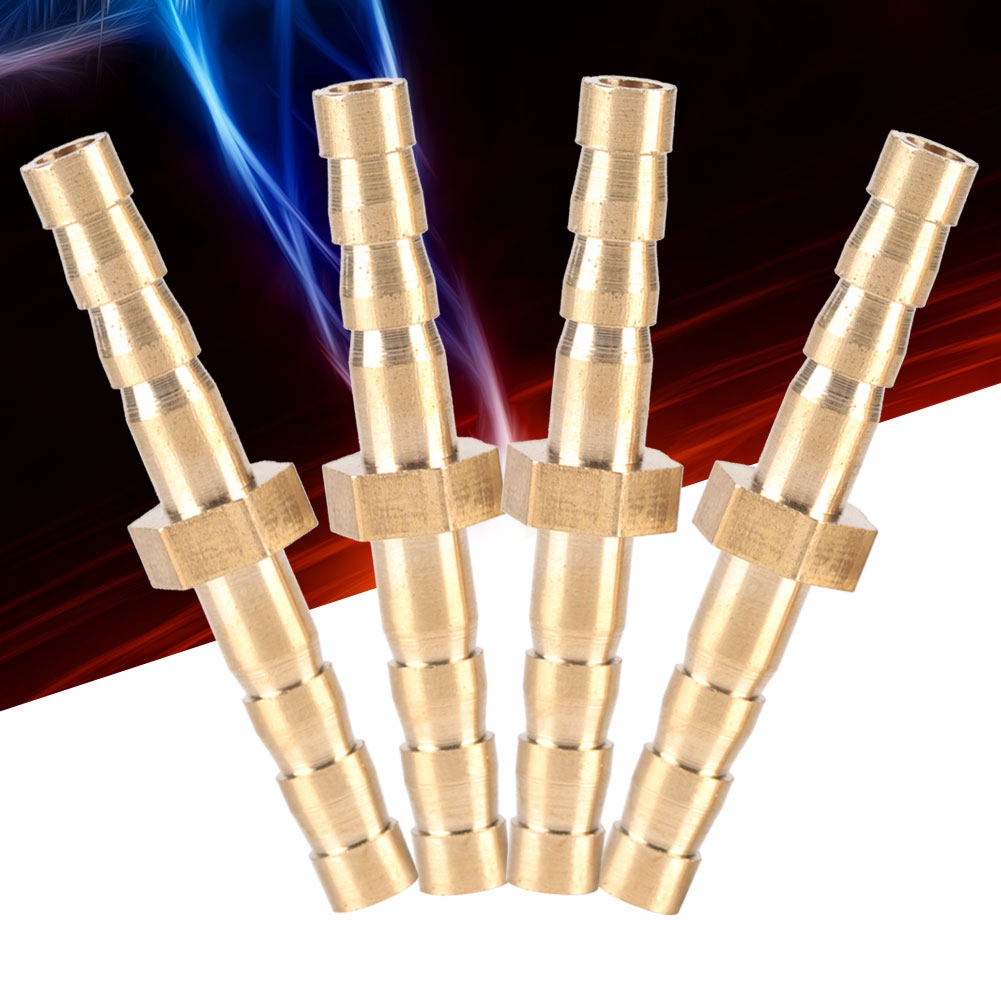 4 Stück 4-4 Mm Messing-schlauchverbinder Und Reduzierstopfen