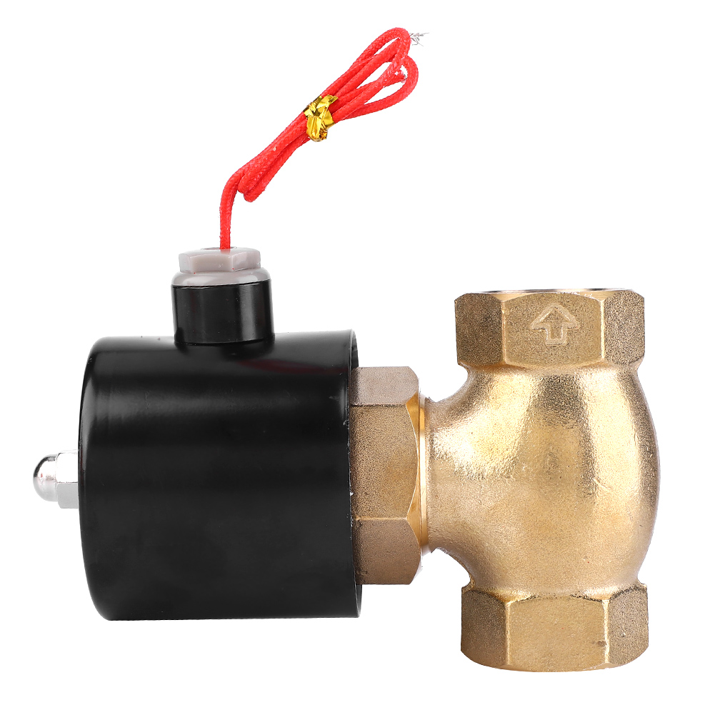 Zweiwege-magnetventil Aus Messing, Normalerweise Geschlossen, Für Luft, Wasser, Dampf (dc24v)