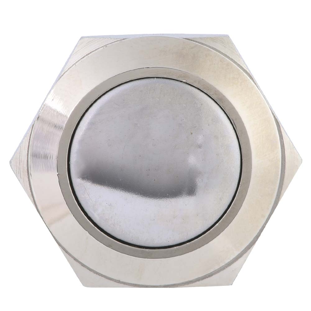 40 Stück 19 Mm Wasserdichte Metall-momenttaster Mit Automatischer Rückstellung, Rundem Kopf Und 2 Stiften