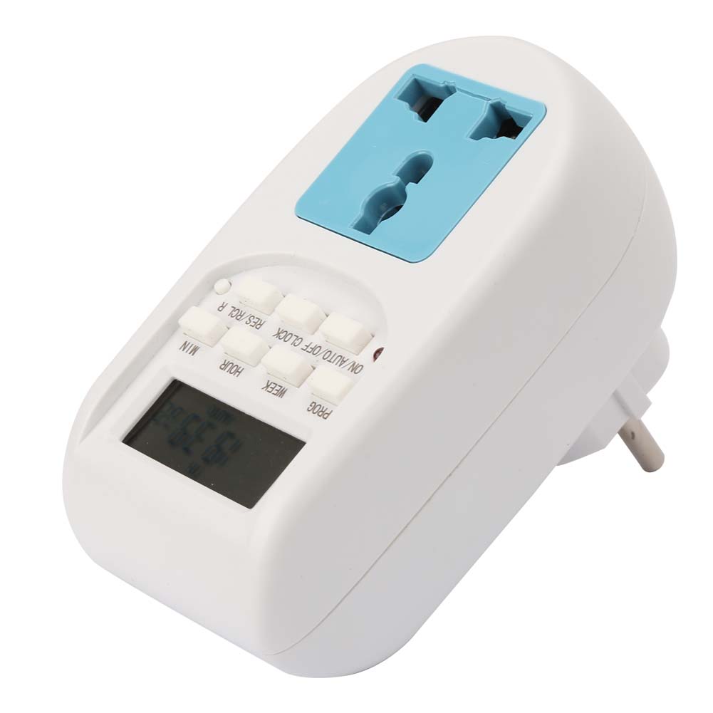 Programmierbarer, Präziser Energiespartimer Mit Digitalanzeige Und Eu-stecker (220 V)