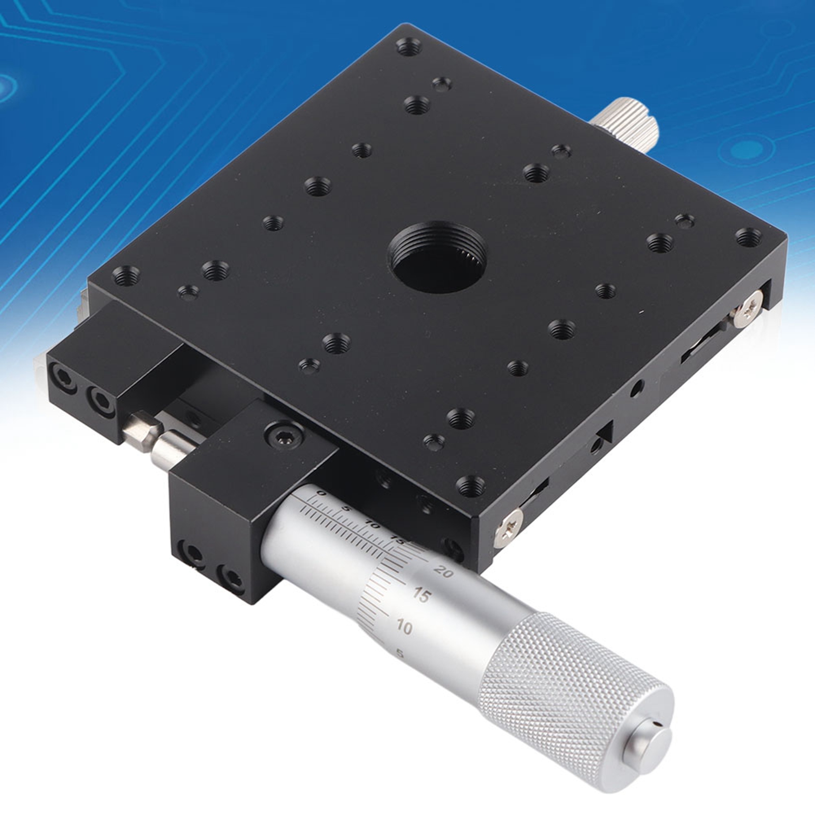 Semx80-as Mikrometer-handschlitten Mit Linearführung Und Kreuzrollenführung 80 X 80 Mm
