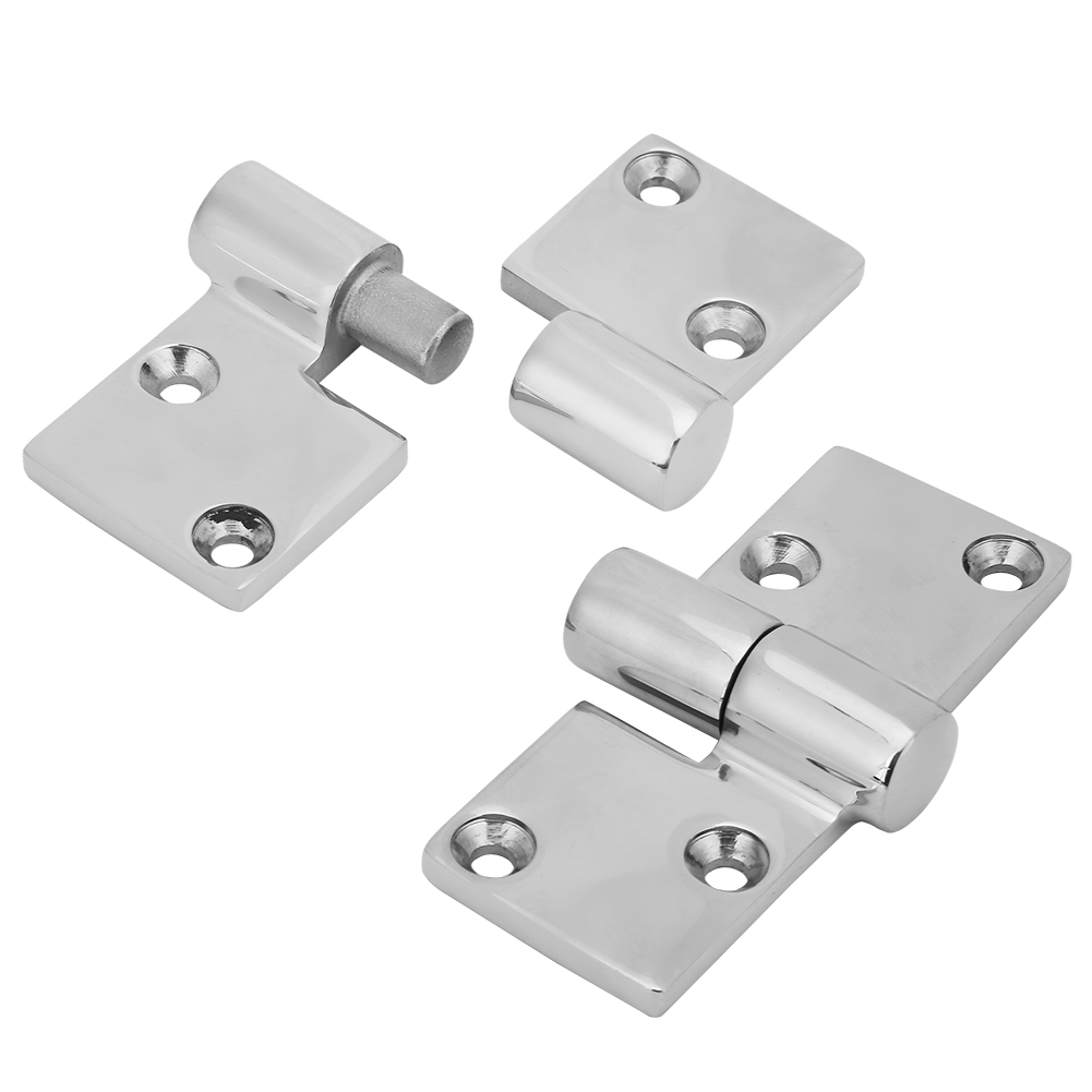 Stück Abnehmbare Edelstahlscharniere (links Und Rechts) Für Bootsdeckzubehör, 90 X 38 Mm
