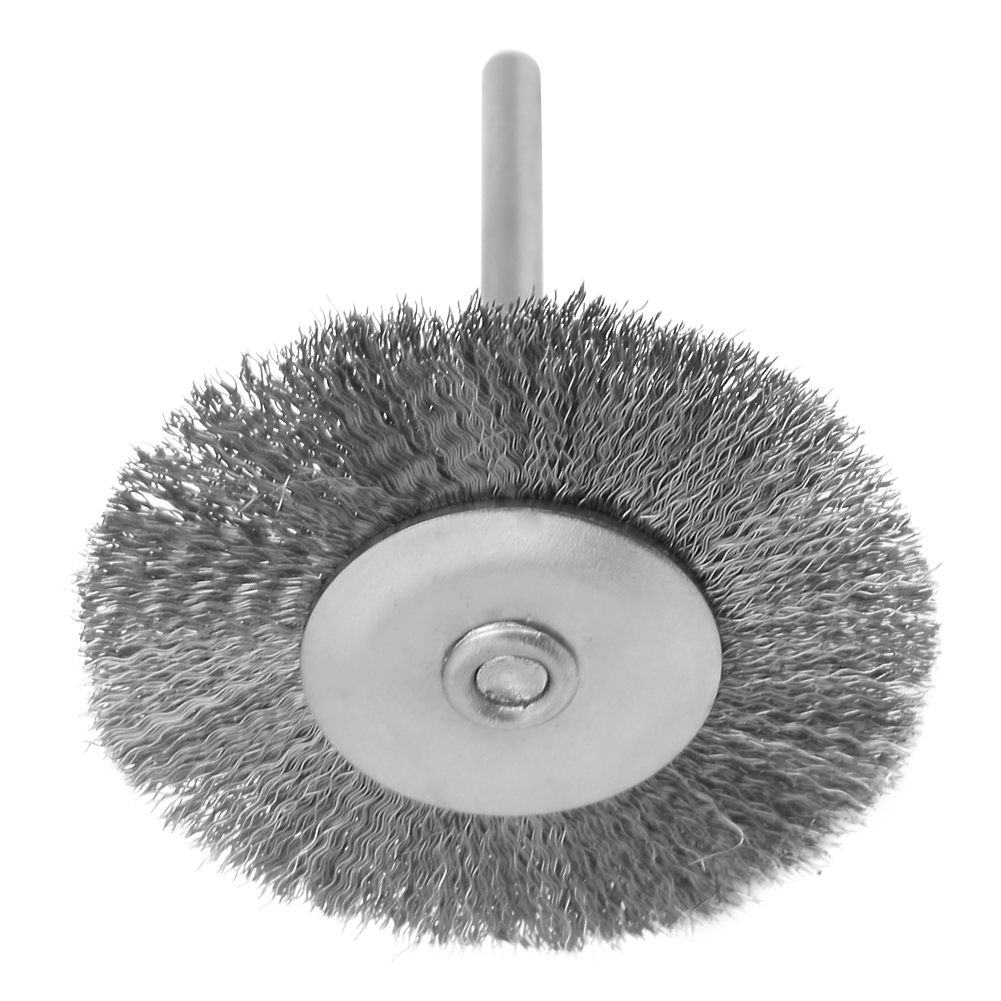 10 Stahldraht-polierbürsten, Flacher Borstenkopf Für Gründliches Bürsten (3 X 38 Mm)