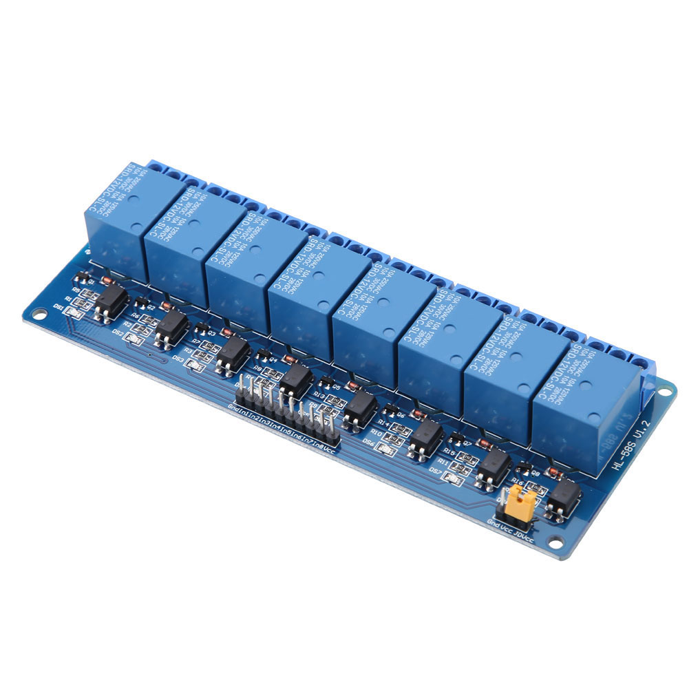 8-kanal-relaismodul Mit Low-level-trigger Und Optokoppler, 12 V