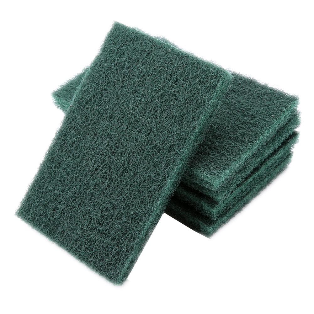 5-teiliges Set Scheuerschwämme, Industrielle Scheuerschwämme, Schleifpads (grün, Grob)