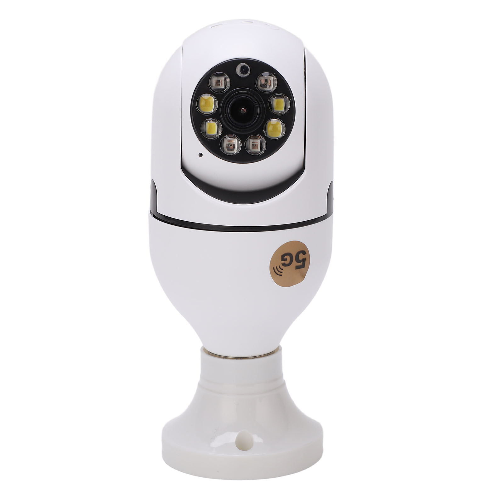 Kabellose Lampenfassungskamera, 360°-sichtwinkel, 2,4-ghz- Und 5-ghz-wlan, 110–220 V, 1080p, Bewegungsmelder, Glühbirnenkamera