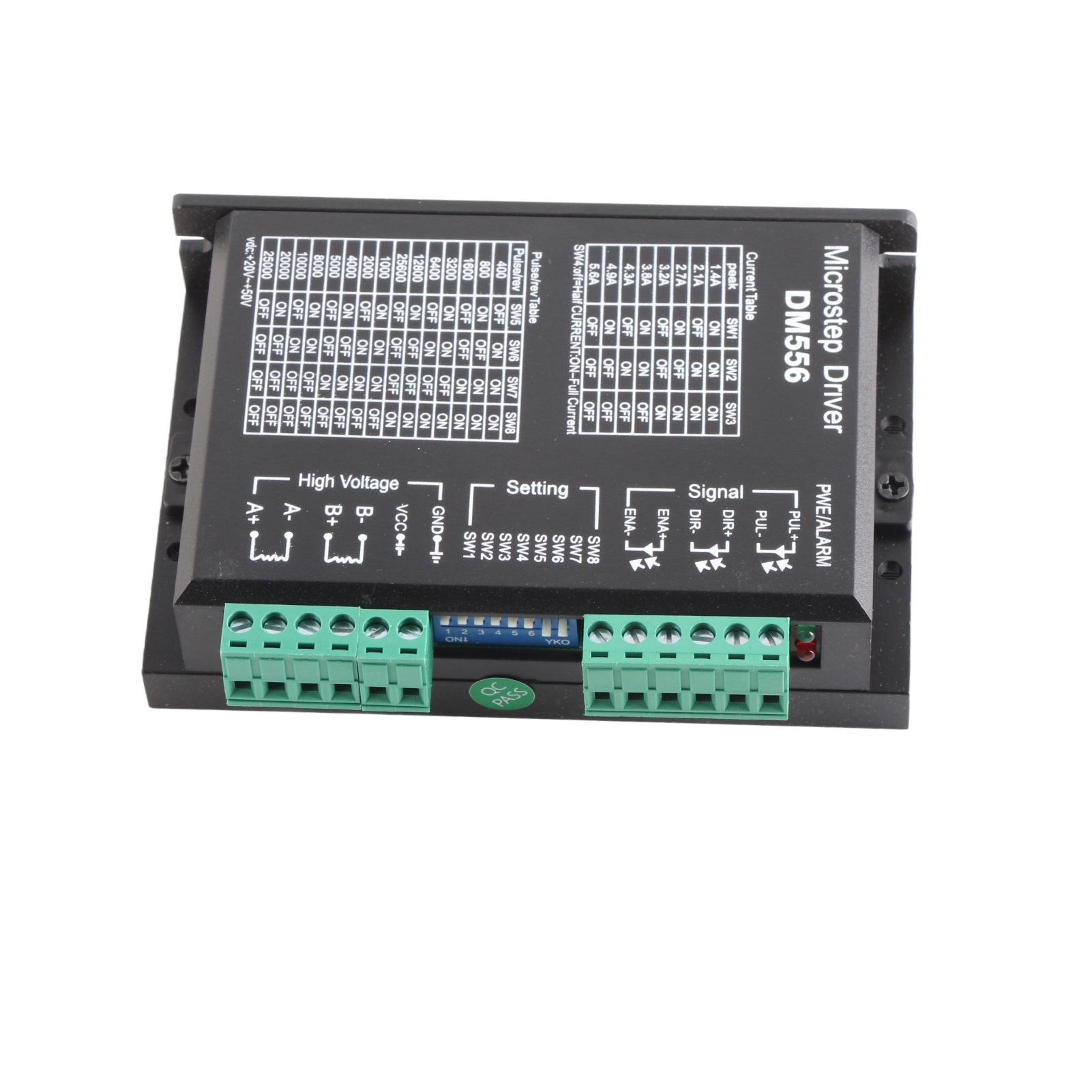 Dm556 2-phasen-schrittmotortreiber 42/57 Schrittmotortreiber 24–50 V Dc