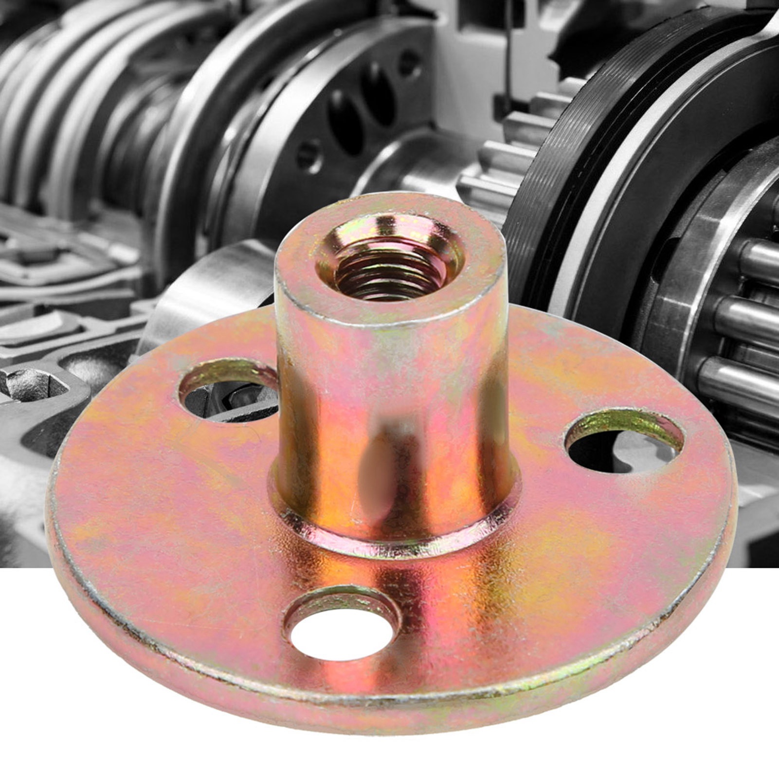 5-teiliger T-nut-verbinder, 3-loch, Verzinktes Eisen, Möbelbefestigung, T-stück, Rundbodenmutter M6