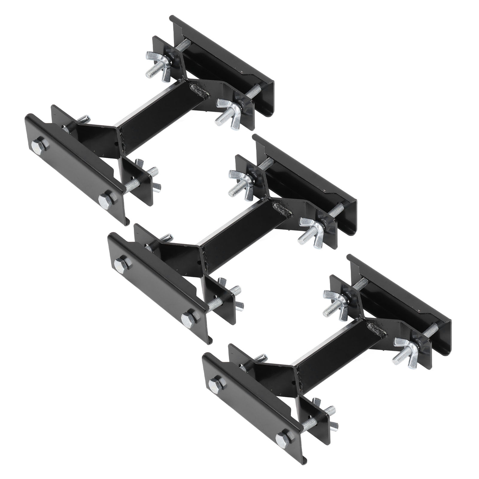 Set Mit 3 Verstellbaren Sonnenschirmhaltern Aus Edelstahl Mit Stangenbefestigung