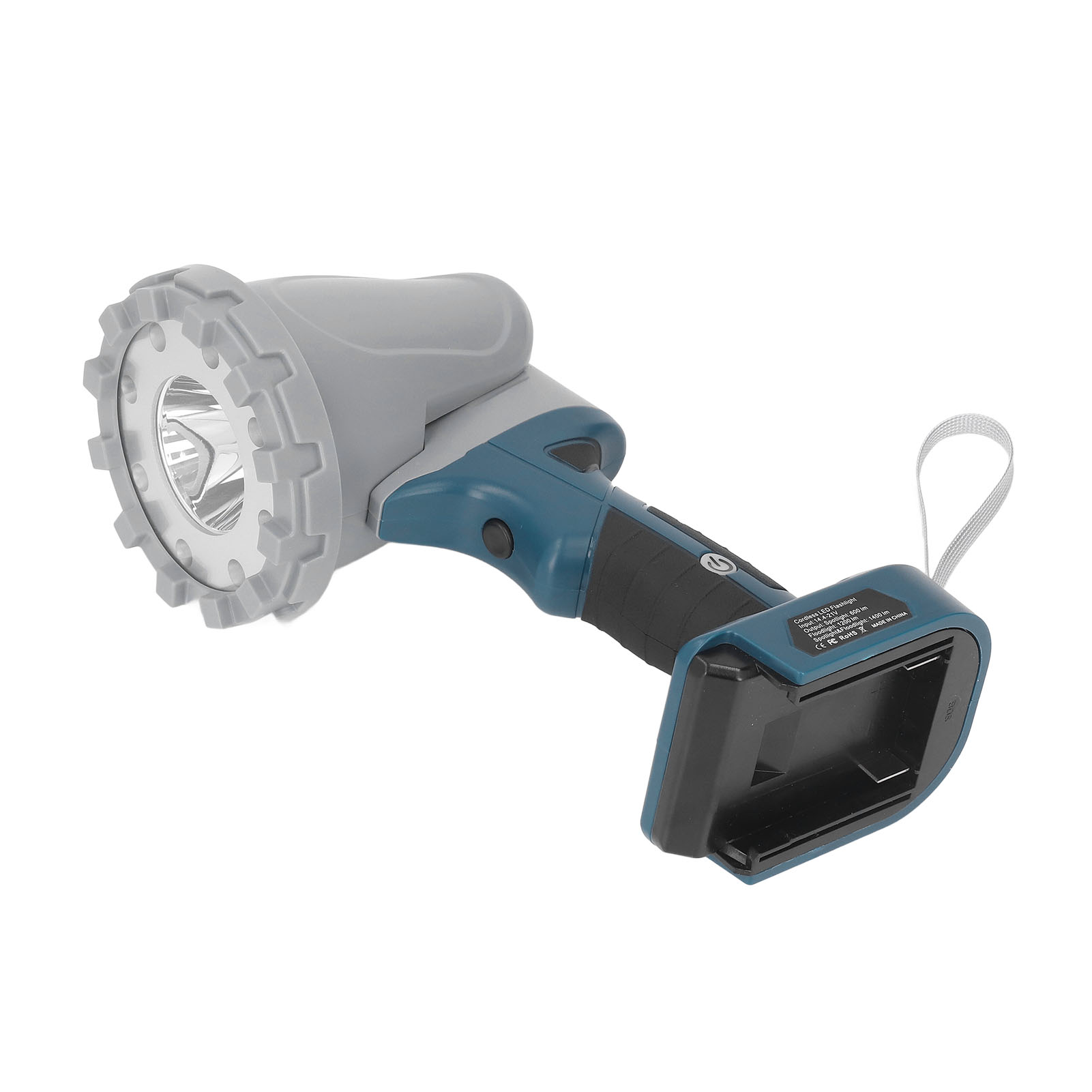 Led-arbeitsleuchte Mit 3 Modi, 110° Schwenkbarem Kopf, Lithium-akku, Industrielampe