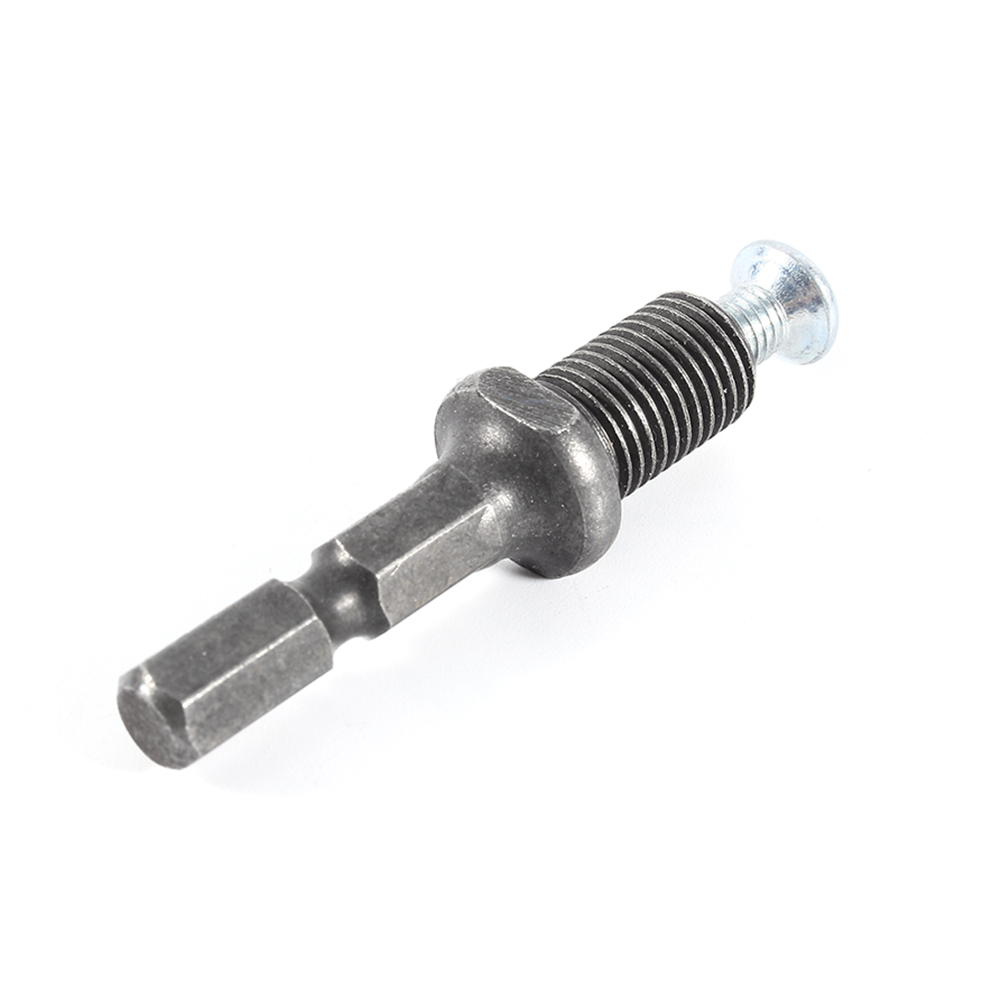 Bohrfutteradapter Für Elektrische Schlagbohrmaschinen, Sechskantschaft, Gewinde 3/8"-24unf, Mit Schraube