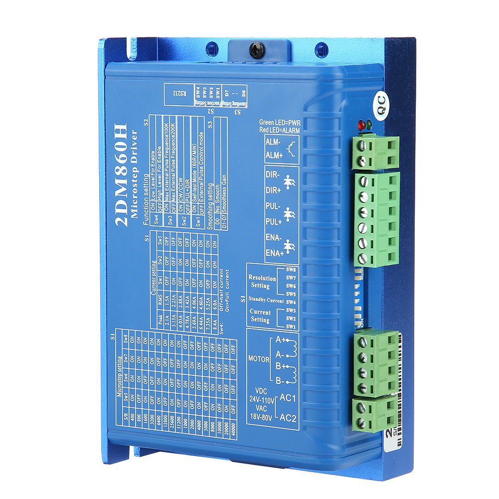 Cnc 2dm860h Digitaler Zweiphasen-schrittmotorcontroller Mit Mikroschrittsteuerung